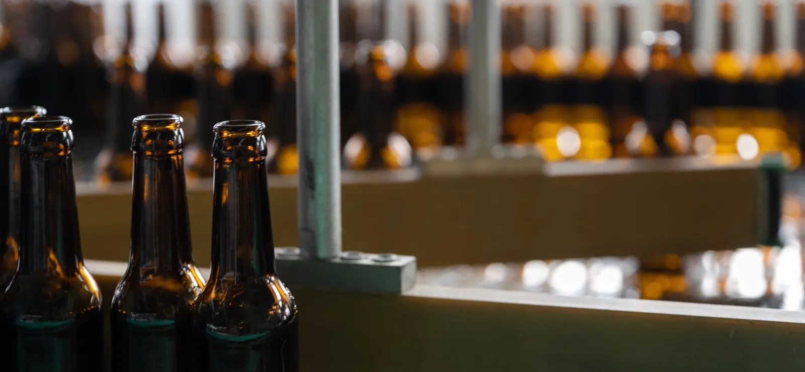 Beer bottle production line