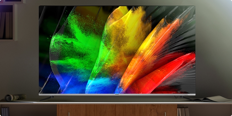 Vibrant high-resolution display symbolizing digital transformation and smart manufacturing