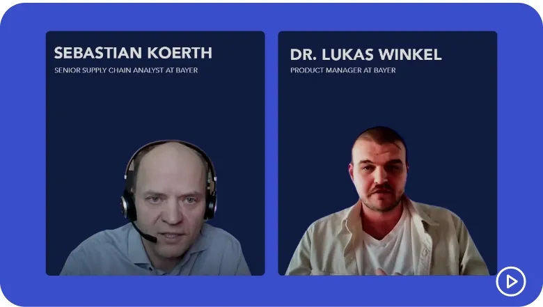 Customer webinar featuring supply chain experts
discussing network design in the life sciences industry.