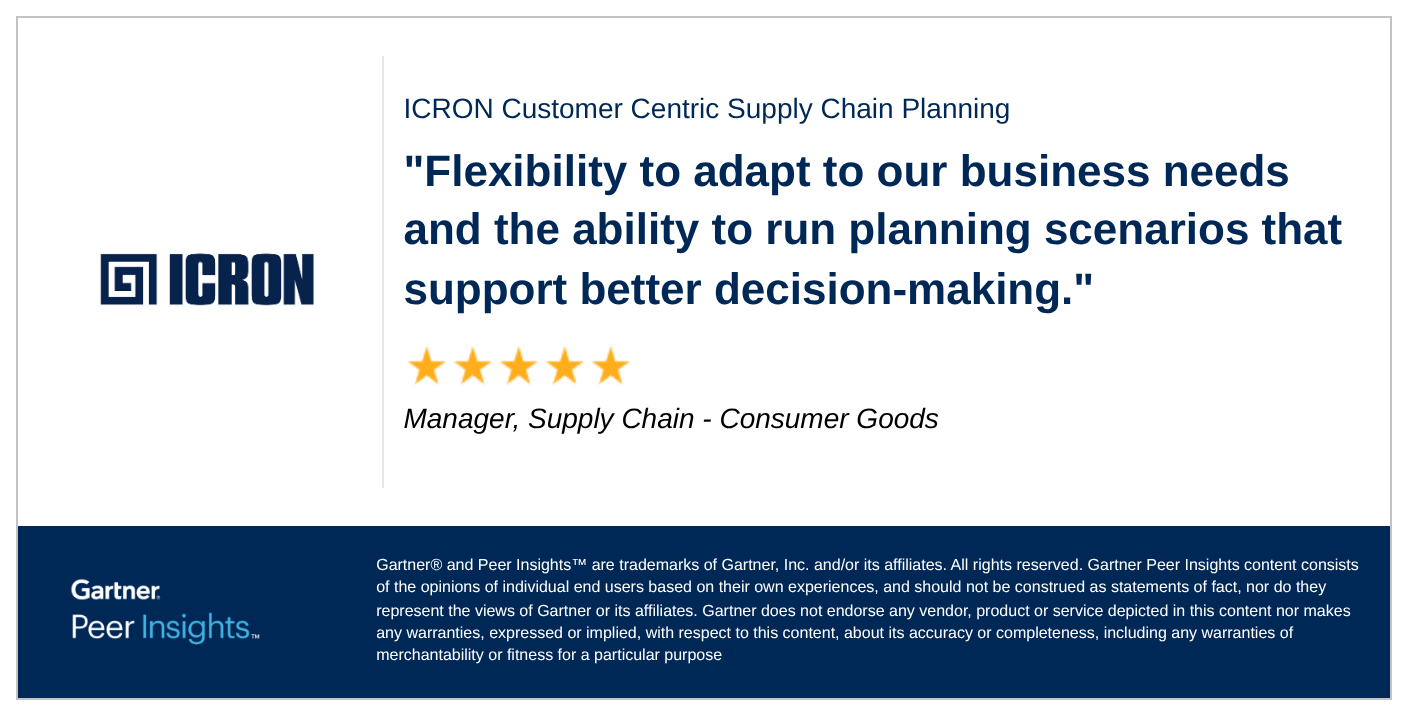 Gartner customer quote 2