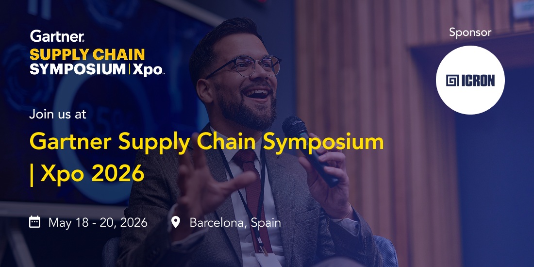 ICRON at Gartner Supply Chain Symposium/Xpo™ 2026