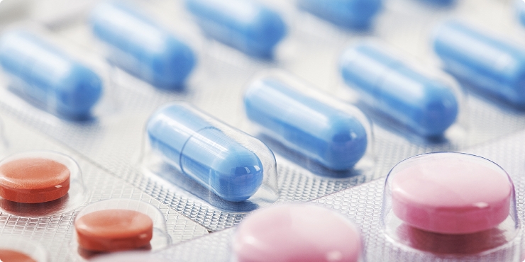 Colorful pharmaceutical pills and capsules symbolizing precision in modern medicine