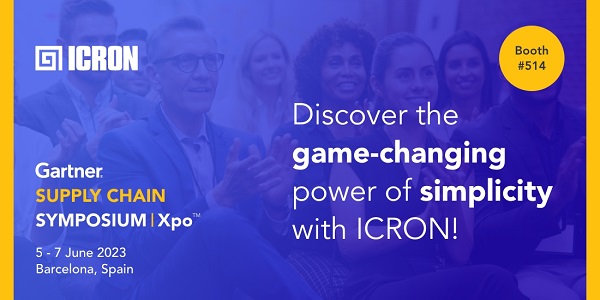 Discover the game-changing power of simplicity with ICRON at the Gartner Supply Chain Symposium/Xpo™!