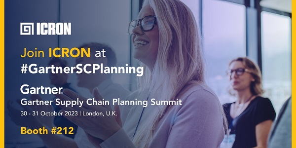 Join ICRON at the Gartner Supply Chain Planning Summit 2023 in London!