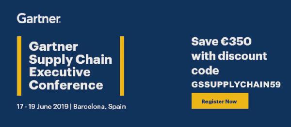 Gartner Supply Chain Executive Conference 2019, 17-19 June, Barcelona, Spain