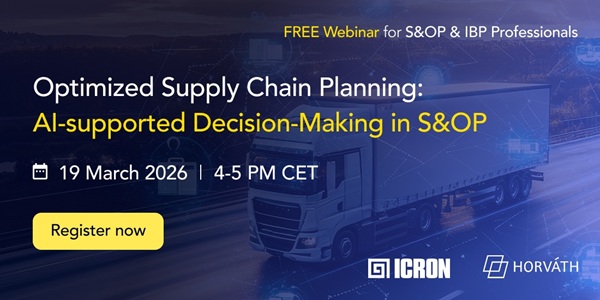Optimized Supply Chain Planning: AI-supported Decision-Making in S&OP