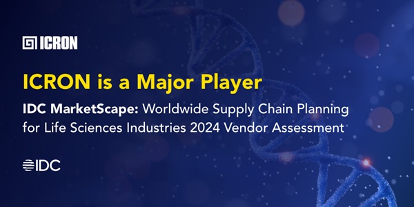 IDC MarketScape positions ICRON as a Major Player in Supply Chain Planning for Life Sciences Industries in 2024