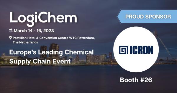 ICRON is a sponsor at LogiChem, Europe's leading chemical supply chain event