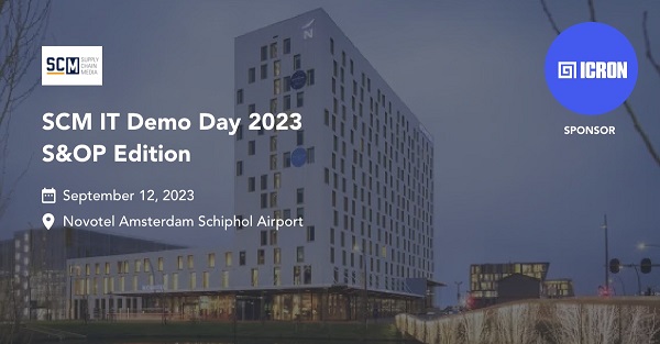 ICRON is a sponsor at SCM IT Demo Day 2023 – S&OP Edition